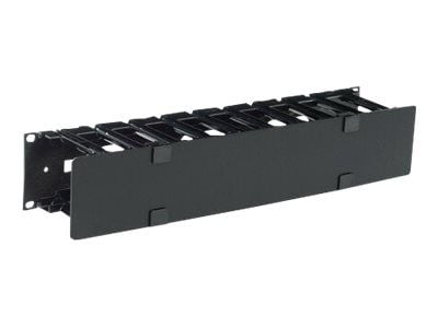 APC - Rackkabelstyringspanel med deksel - svart - 2U - for P/N: AR3150, AR3150SP1, AR3150SP2