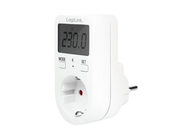 LogiLink EM0002A, Strøm, 16 A, 3680 W, 51 mm, 96 mm, 72 mm, 51 mm, 96 mm, 72 mm