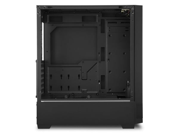 Sharkoon RGB FLOW, Midi Tower, PC, Musta, ATX, mikro ATX, Mini-ITX, Multi, 16,5 cm