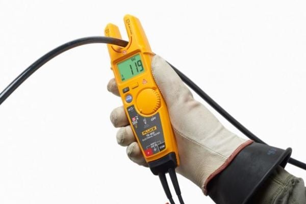 Fluke Elektrotester, Svart, Grå, Rød, Gult, LCD, 1,78 cm, Knapper, Rotasjon, -10 - 50 °C, -30 - 60 °C