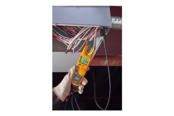 Fluke Elektrotester, Svart, Grå, Rød, Gult, LCD, 1,78 cm, Knapper, Rotasjon, -10 - 50 °C, -30 - 60 °C