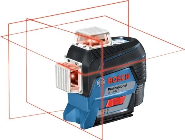 Bosch GLL 3-80 C Professional - Tverrlinje-lasernivå