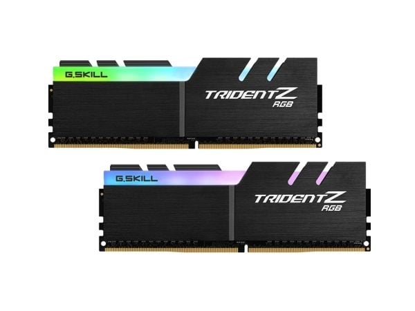 G.Skill TridentZ RGB Series - DDR4 - sett - 32 GB: 2 x 16 GB - DIMM 288-pin - 3600 MHz / PC4-28800 - CL18 - 1.35 V - ikke-bufret - ikke-ECC