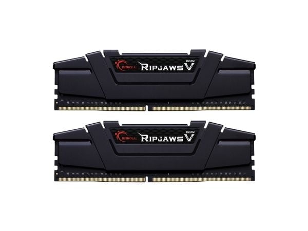 G.Skill Ripjaws V - DDR4 - sett - 16 GB: 2 x 8 GB - DIMM 288-pin - 4000 MT/s / PC4-32000 - CL18 - 1.35 V - ikke-bufret - ikke-ECC - klassisk svart