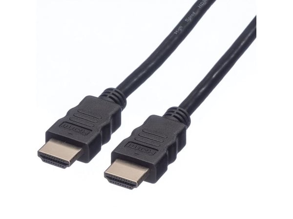 ROLINE 11.04.5930, 1 m, HDMI Type A (Standard), HDMI Type A (Standard), 3D, Audio Return Channel (ARC), Sort ROLINE 11.04.5930, 1 m, HDMI Type A (Standard), HDMI Type A (Standard), 3D, Audio Return Channel (ARC), Sort