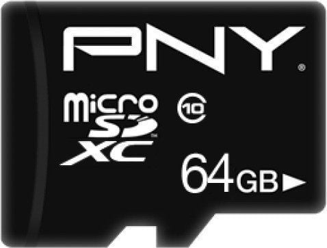 PNY Performance Plus - Flashminnekort - 64 GB - Class 10 - microSDXC