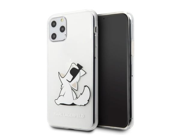 Karl Lagerfeld Choupette Fun Solglasögon - iPhone 11 Fodral (Transparent)