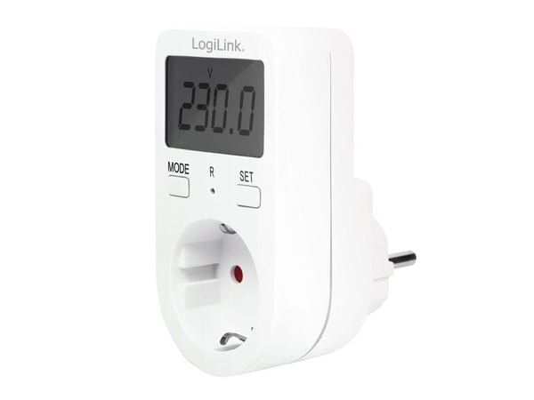 LogiLink EM0002A, Strøm, 16 A, 3680 W, 51 mm, 96 mm, 72 mm, 51 mm, 96 mm, 72 mm