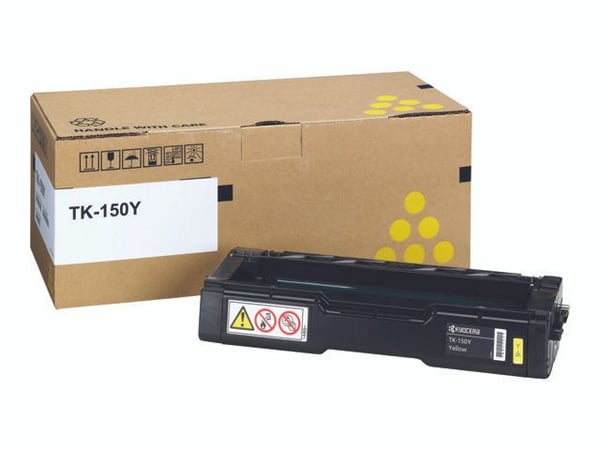 Kyocera TK 150Y - Gul - original - tonerpatron - for Kyocera FS-C1020MFP, FS-C1020MFP/KL3, FS-C1020MFP+, FS-C1020MFP+/KL3
