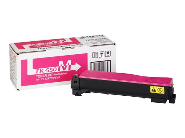Kyocera TK 550M - Magenta - original - tonerpatron - for FS-C5200DN