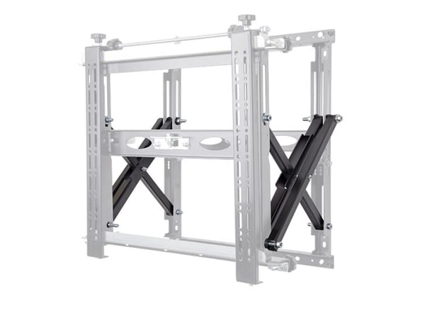 B-TECH PRO Install BT8310XL - Monteringssett (veggmontering) - utsprettende - for flatpanel - robust - svart - skjermstørrelse: 42"-120" - stangmon...