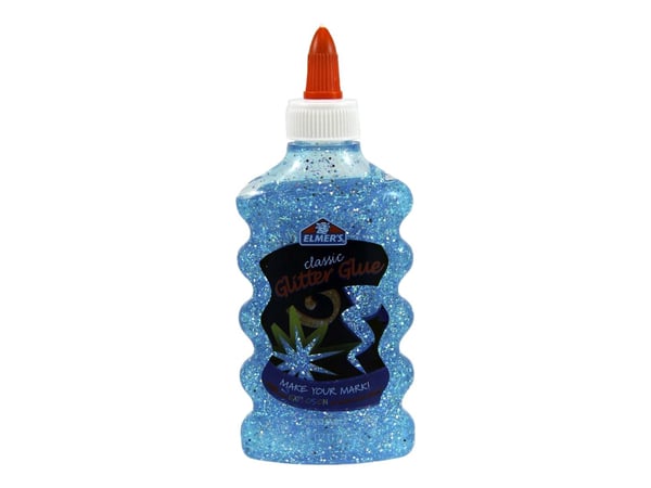 Elmer's Glitterlim blå 177ml til slim