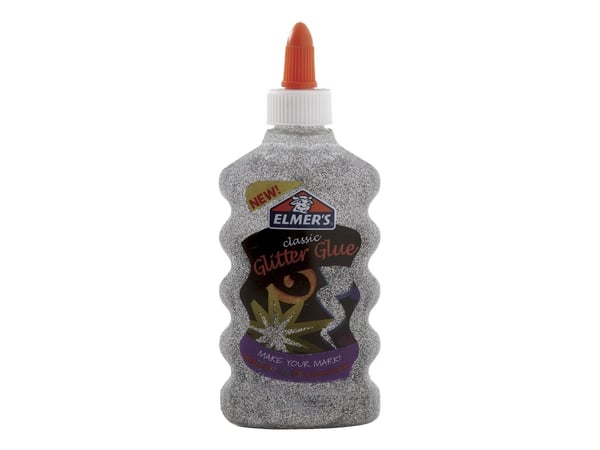 Elmer's Glitterlim sølv 177ml til slim