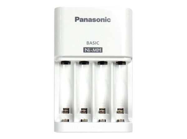 Panasonic BQ-CC51E - 10 t batterilader - (for 4xAA/AAA) - hvit - Europa