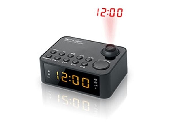 Muse M-178P, Kello, Digitaalinen, FM, MW, Automaattinen skannaus, Automaattinen säilytys, LED, 2,29 cm (0.9")