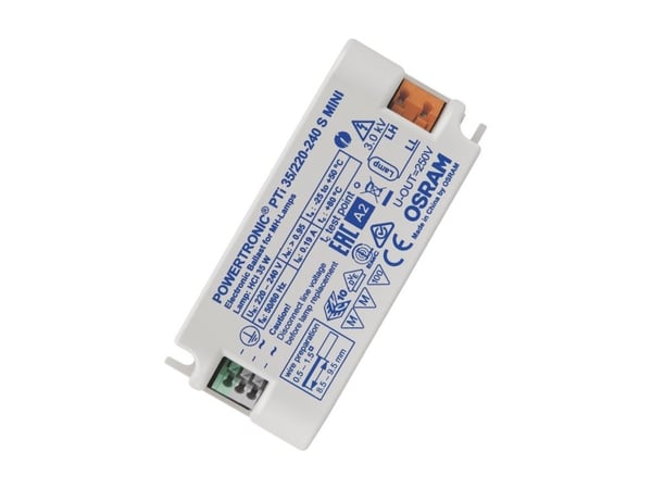 Osram PTi 35/220...240 S MINI, 50 000 t, -25 - 50 °C, 198 - 264 V, 50/60 Hz, 20 A, 43 mm