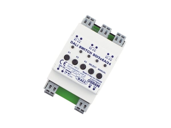 Osram DALI SWITCH SO, 0 - 45 °C, 54 mm, 96 mm, 62 mm, 169,53 g