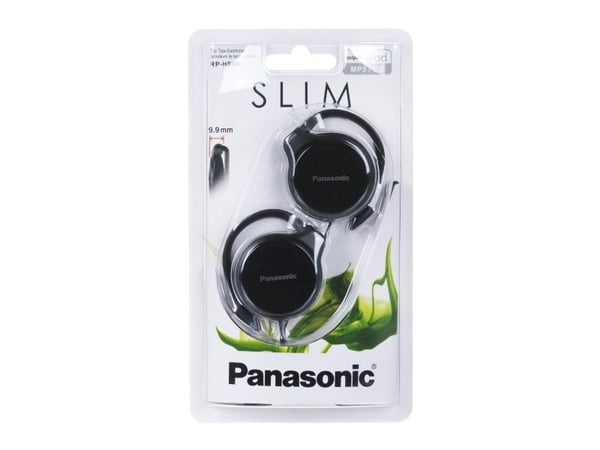 Panasonic RP-HS46K - Hodetelefoner - clip-on - kablet - 3,5 mm jakk