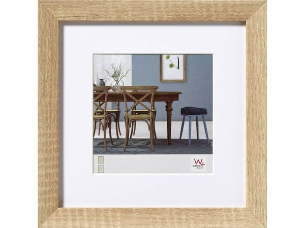 Walther EF440E, Enkel bilderamme, MDF, Eik, Vegg, 28 x 28 cm, firkant