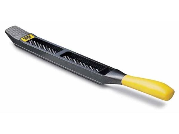 Stanley 5-21-295, Surform shaver, Muovi, Litteä surform-viila, Metalli, Keltainen, Kipsilevy