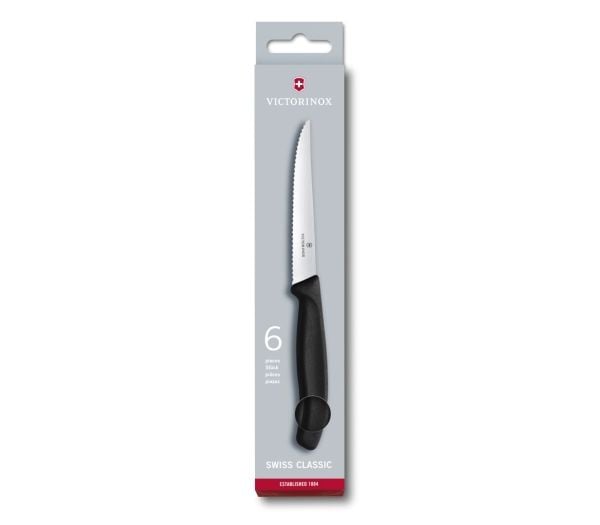 Victorinox SwissClassic 6.7233.6, Knivsats, Polypropylen, Rostfritt stål, Svart, 11 cm, 168 g Victorinox SwissClassic 6.7233.6, Knivsats, Polypropylen, Rostfritt stål, Svart, 11 cm, 168 g