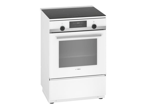 Siemens iQ500 HL9S5E020U - Komfyr - frittstående - bredde: 60 cm - dybde: 60 cm - høyde: 90 cm - med selvrens - hvit