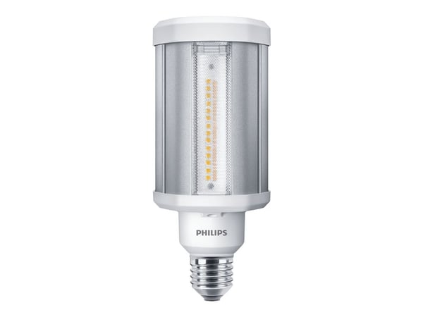 Philips TrueForce Urban LED HPL - LED-lyspære - klar finish - E27 - 21 W (ekvivalent 80 W) - klasse D - kjølilg hvitt lys - 4000 K