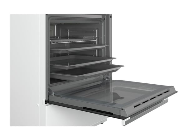 Siemens iQ500 HL9S5E020U - Komfyr - frittstående - bredde: 60 cm - dybde: 60 cm - høyde: 90 cm - med selvrens - hvit