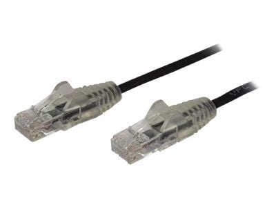 Startech 2m Slim LSZH CAT6 Ethernet Cable, 10 Gigabit Snagless RJ45 100W PoE Patch Cord, CAT 6 10GbE UTP Network Cable w/Strain Relief, Black, ETL,...