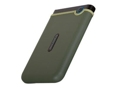 Transcend StoreJet 25M3 - Hårddisk - 2 TB - extern (portabel) - 2.5" - USB 3.1 Gen 1 - 256 bitars AES - militärgrön