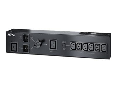 APC Service Bypass Panel - Strømfordelerenhet (kan monteres i rack) - AC 230 V - 3000 VA - inngang: IEC 60320 C20 - utgangskontakter: 8 - 2U - svar...