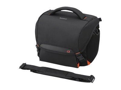 Sony LCS-SC8 - Fodral för digitalkamera med objektiv - polyester - svart - för Cinema Line ILME-FX3; a VLOGCAM ZV-E10; a6100; a6400; a6600; a7 IV; ...