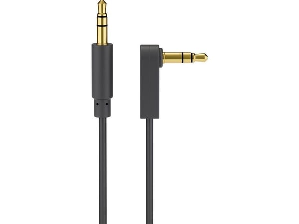 Goobay 67783, 3.5mm, Hankjønn, 3.5mm, Hankjønn, 1 m, Svart