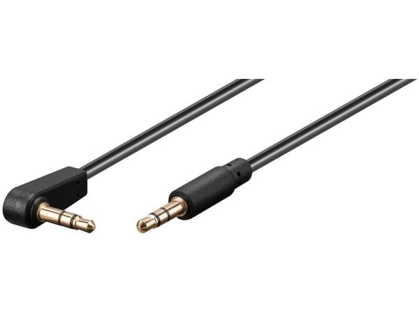 Goobay 67783, 3.5mm, Hankjønn, 3.5mm, Hankjønn, 1 m, Svart
