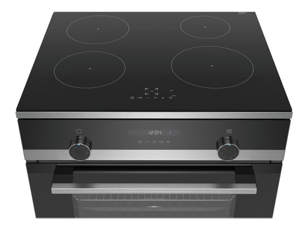 Siemens iQ500 Frittstående Komfyr med induktion - rustfritt stål