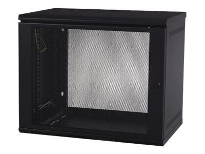 APC NetShelter WX AR109 - Skap - veggmonterbar - svart - 9U - 19" - for P/N: ACF600, AR8213, NBWL0355A, NBWL0356A