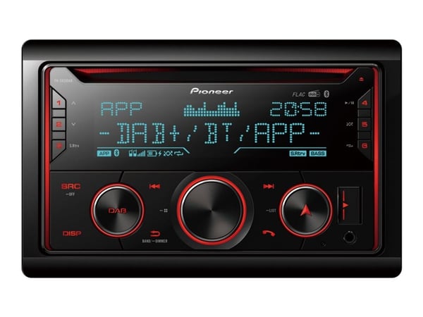 Pioneer FH-S820DAB - Vogn - CD-mottaker - i instrumentbordet - Double-DIN - 50 watt x 4