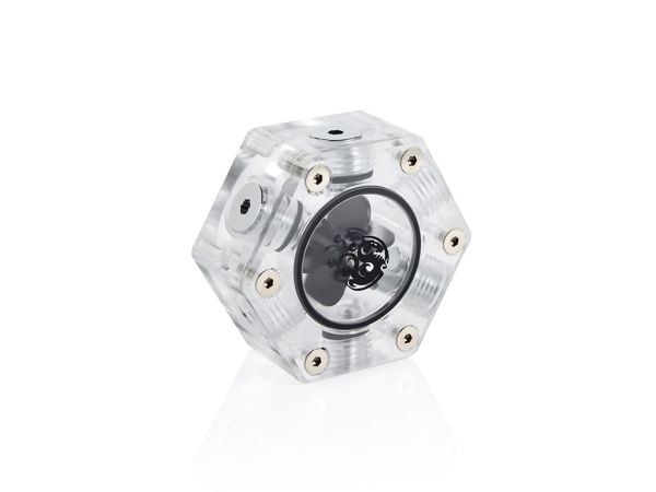 Bitspower BP-HFI, Musta, Läpinäkyvä, Virtauksen ilmaisin, 50 mm, 56,7 mm, 23 mm