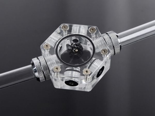 Bitspower BP-HFI, Musta, Läpinäkyvä, Virtauksen ilmaisin, 50 mm, 56,7 mm, 23 mm