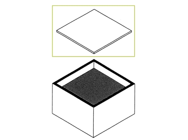 Weller T0058735837, Dammfilter, Weller, 10 styck, 365 mm, 365 mm, 12 mm