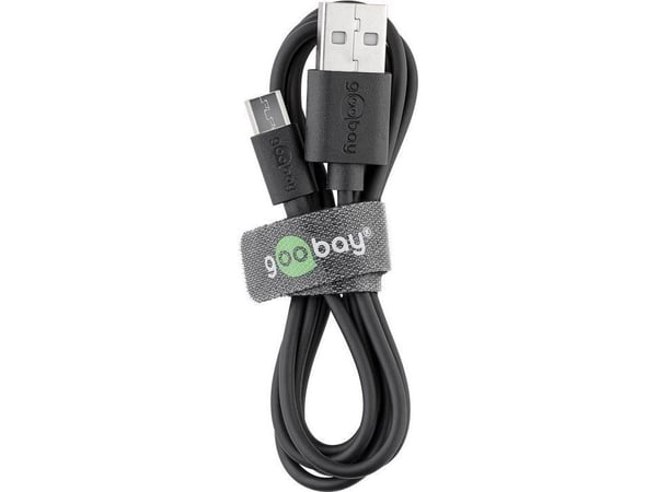 Goobay 44984, Innendørs, AC, 5 V, 1 m, Sort
