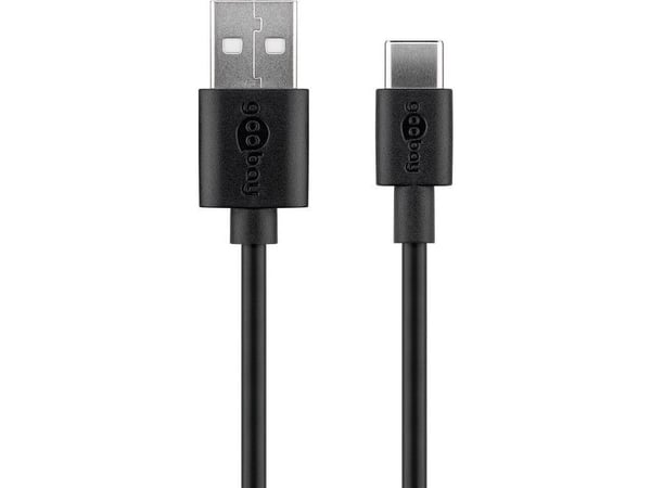 Goobay 44986, Sisätila, AC, 5 V, 1 m, Musta