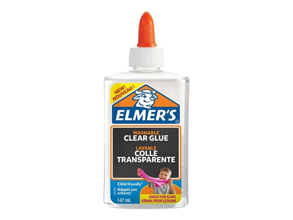 Skolelim Elmer's klar 147ml - vaskbart til slim