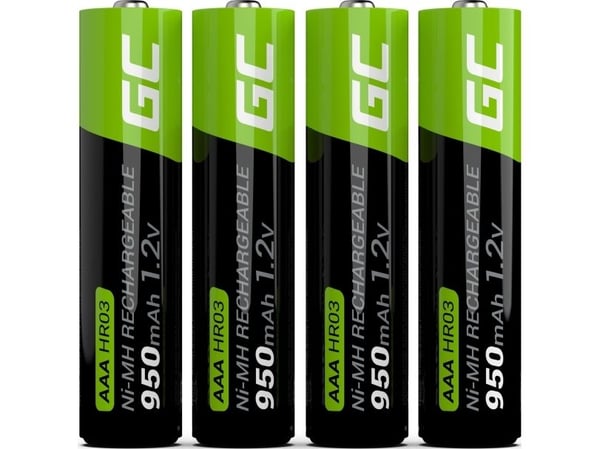Green Cell HR03 - Batteri 4 x AAA - NiMH - (oppladbart) - 950 mAh