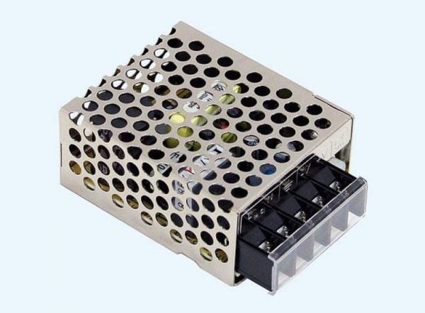 MEAN WELL RS-15-24, 15 W, 85 - 264 V, 47 - 63 hz, 0.25 - 0.35 A, 70 ms, 82%