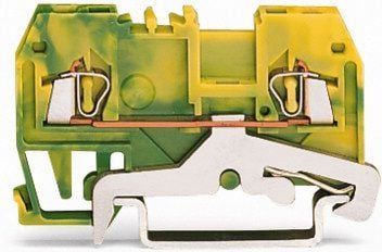 Wago PE-väyläliitin 2-johtiminen 1,5mm2 keltainen ja vihreä (279-907)