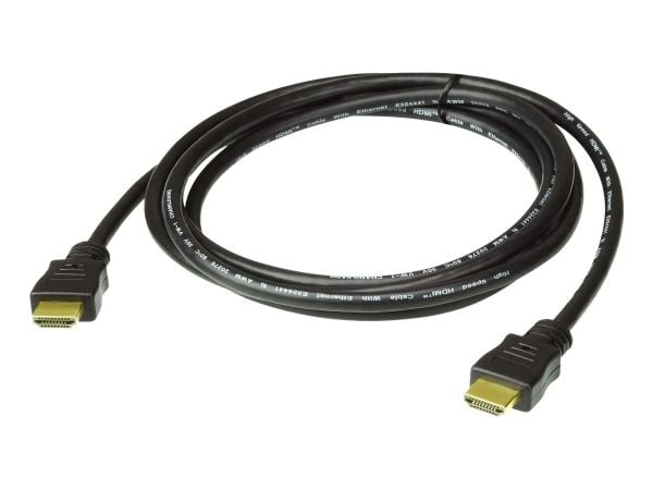 ATEN - HDMI-kabel med Ethernet - HDMI hann til HDMI hann - 15 m - skjermet - svart - for ATEN VM5404HA, VM5808HA; VanCryst VM0808HA, VM5404H, VM640...