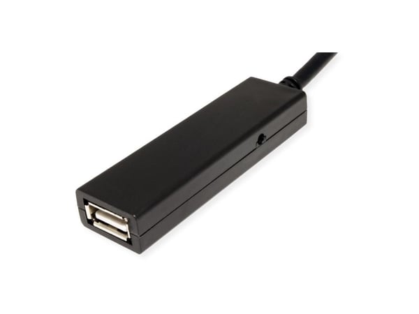 Value 12.99.1113, 15 m, USB C, USB A, USB 2.0, 480 Mbit/s, Musta