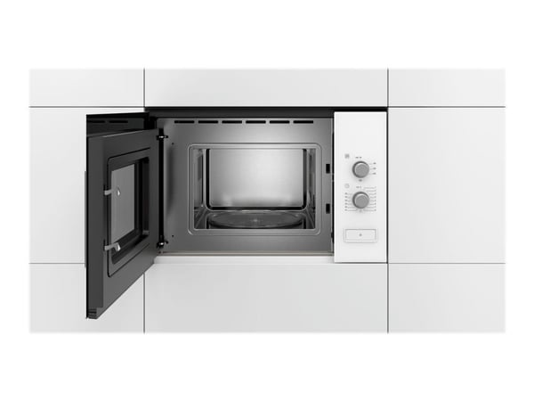 Bosch Serie | 4 BFL520MW0 - Mikrobølgeovn - innebygd - 20 liter - 800 W - hvit