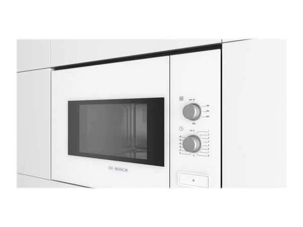 Bosch Serie | 4 BFL520MW0 - Mikrobølgeovn - innebygd - 20 liter - 800 W - hvit